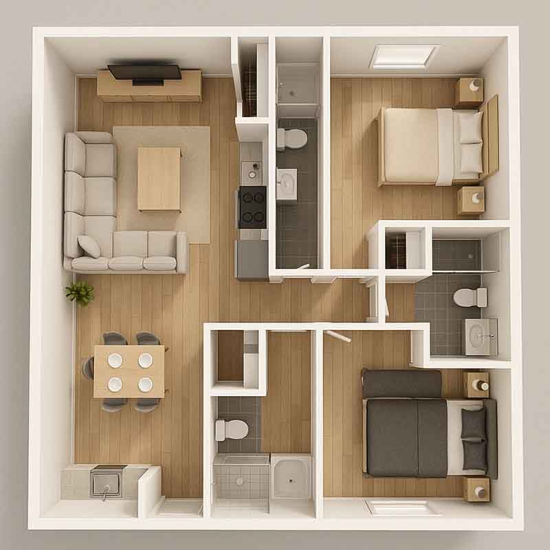 Two-Bedroom Apartment
